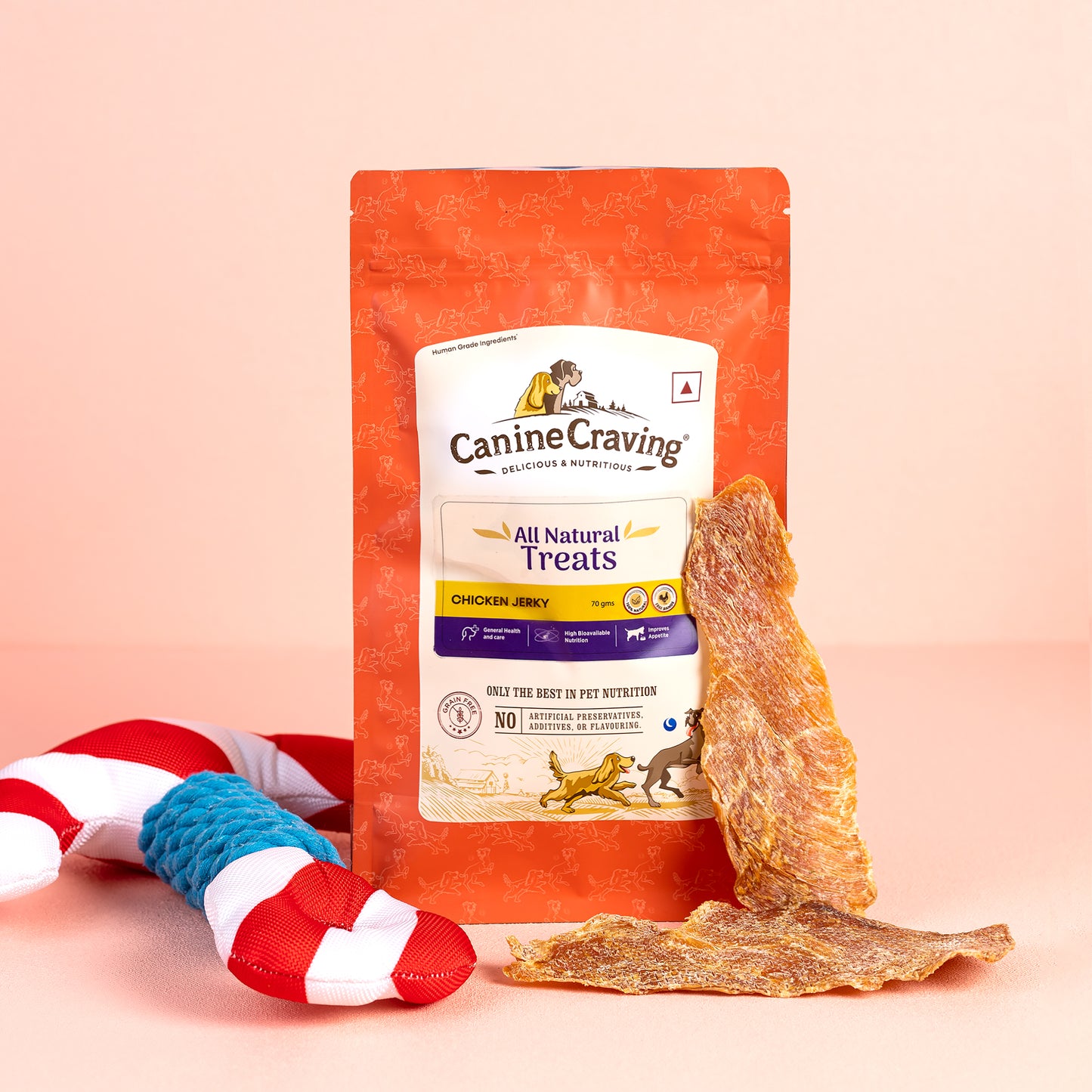 Canine Craving Dehydrated Classic Chicken Jerky - 70g