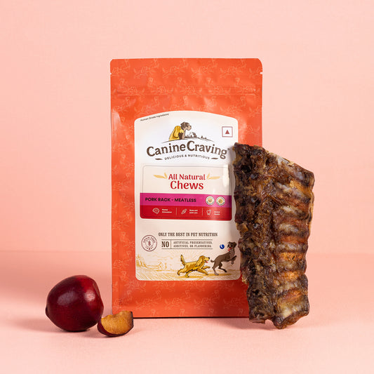 Canine Craving Dehydrated Meatless Pork Rack - 1 pcs