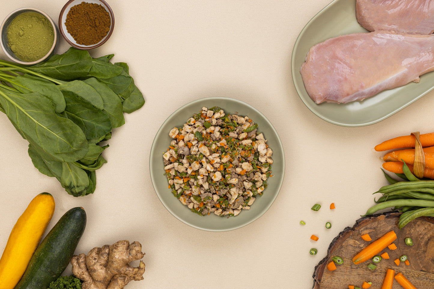 Canine Craving Fresh Meal - Pot Broiled Duck with Five Veggies