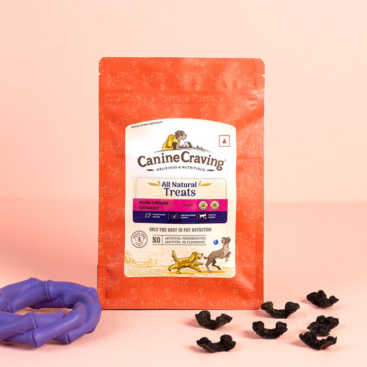 Canine Craving Dehydrated Pork Organ Cookies - 70g