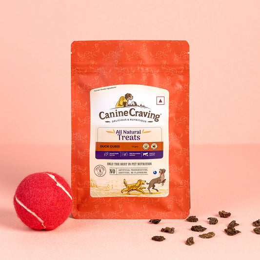 Canine Craving Dehydrated Duck Mix Cubes - 70g