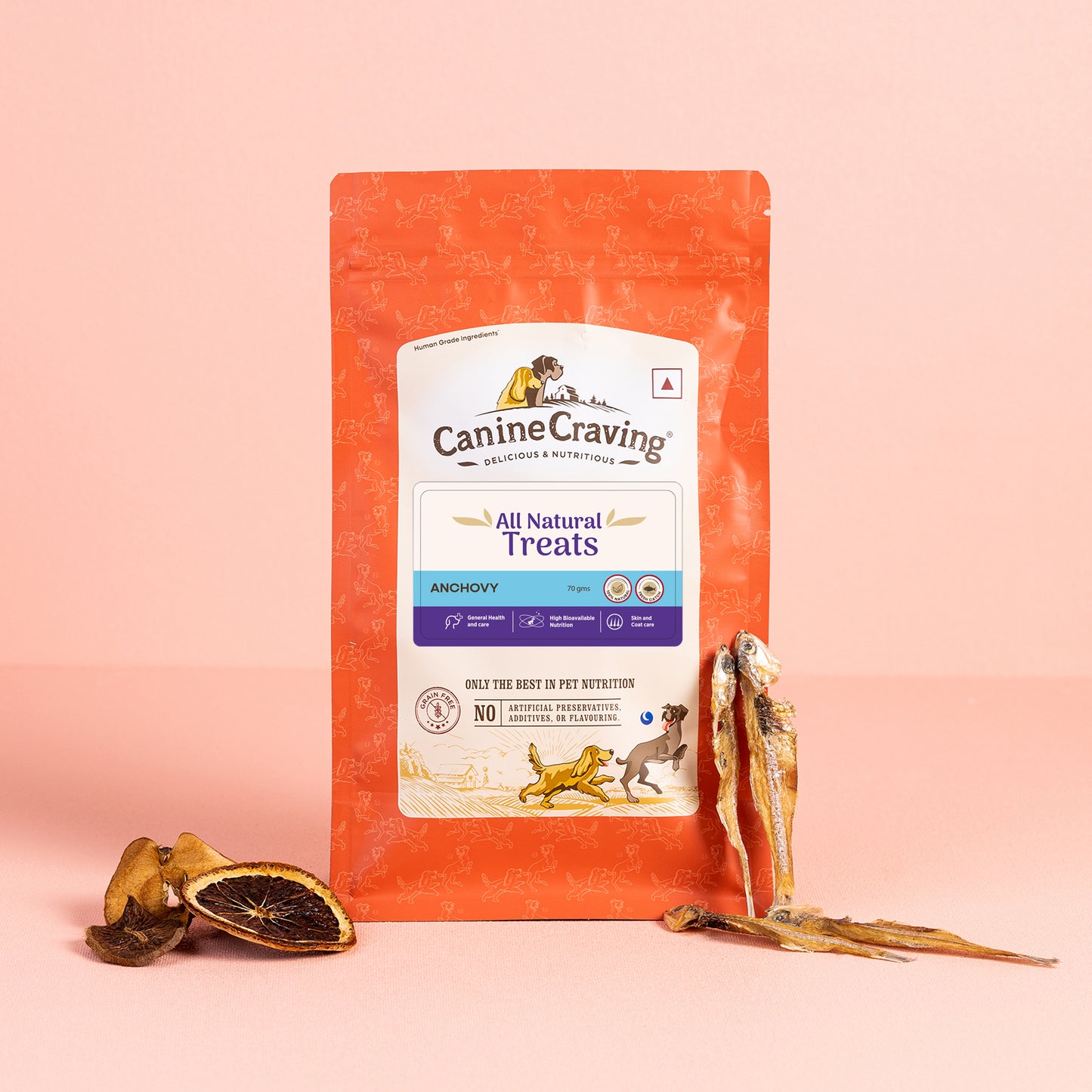 Canine Craving Dehydrated Anchovies - 70 g