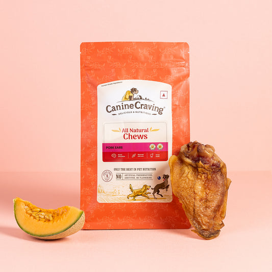 Canine Craving Dehydrated Pork Ear - 2 pcs